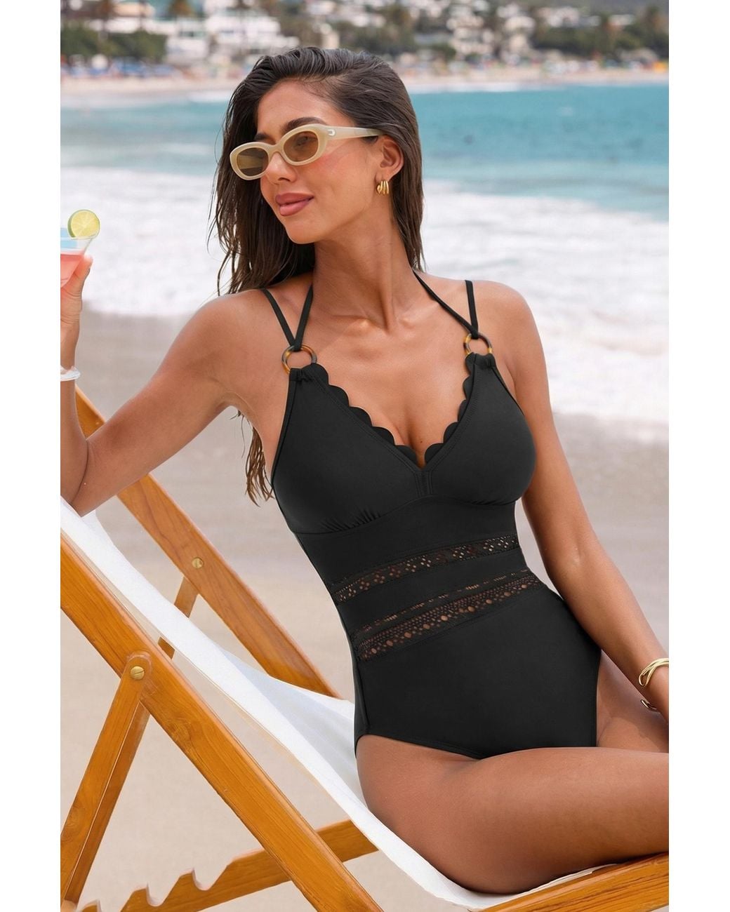Costume Intero Divinity di CUPSHE in Black