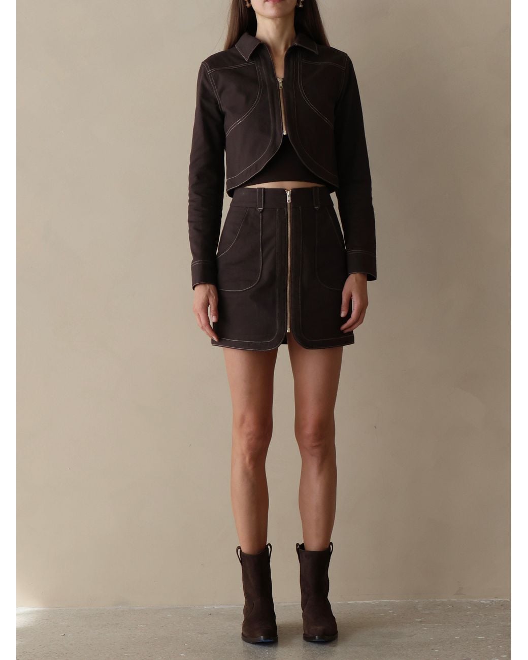 Hevron Black Lucia Jacket