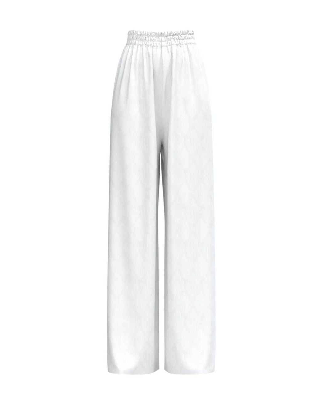 Diarrablu White Leer Pants