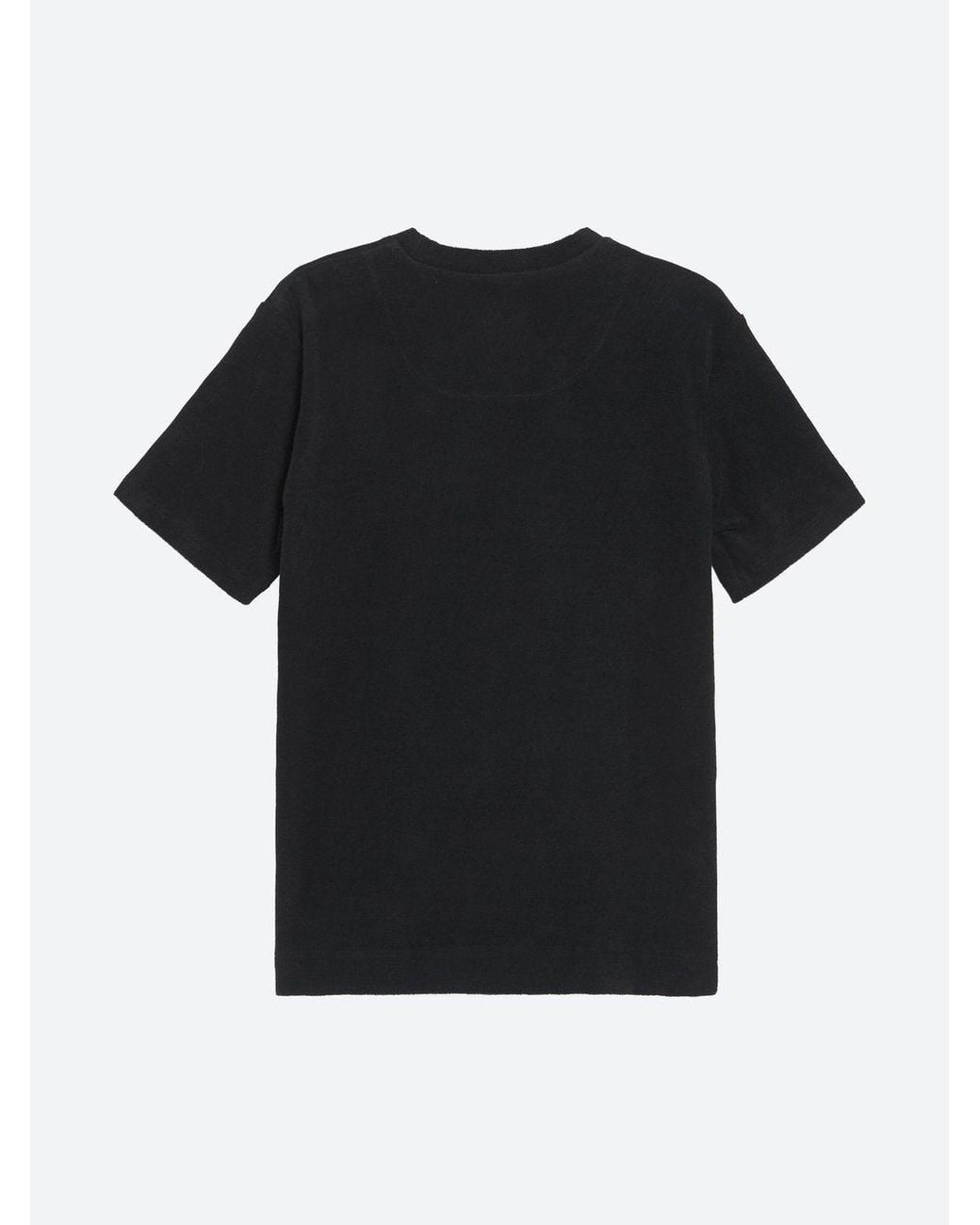 Oas Gray Solid Terry Tee for men