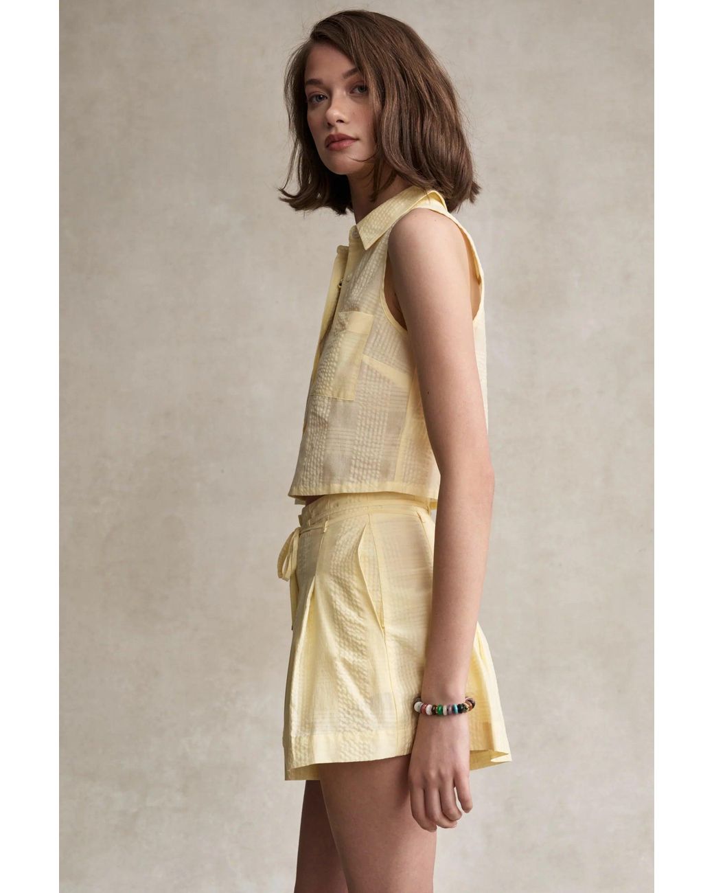 Hevron Natural Aster Short
