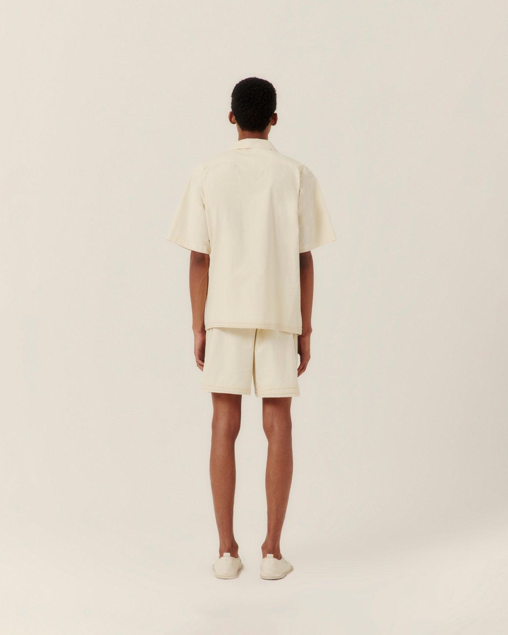 Commas Natural Braided Short for men