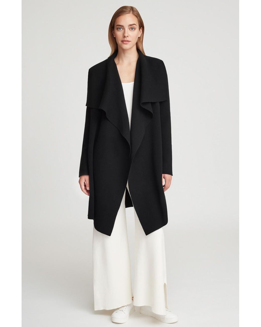 inc textured wrap coat