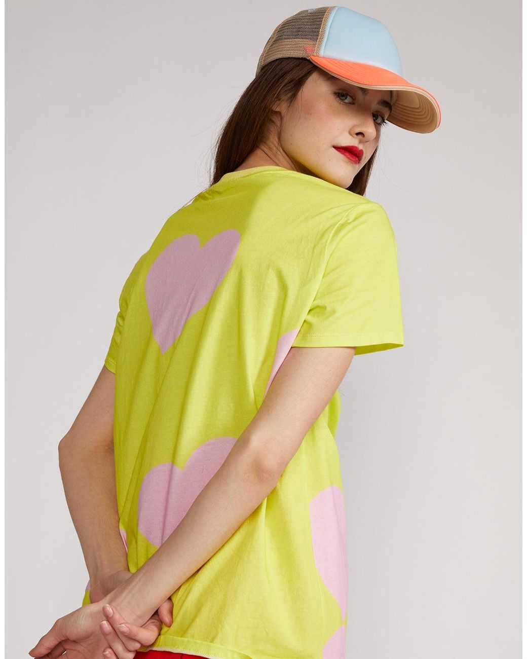 Cynthia Rowley Colorblock Trucker Hat 