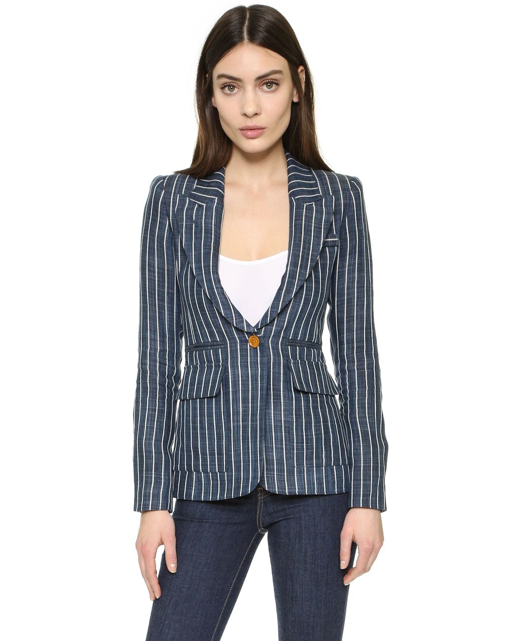 smythe pinstripe blazer