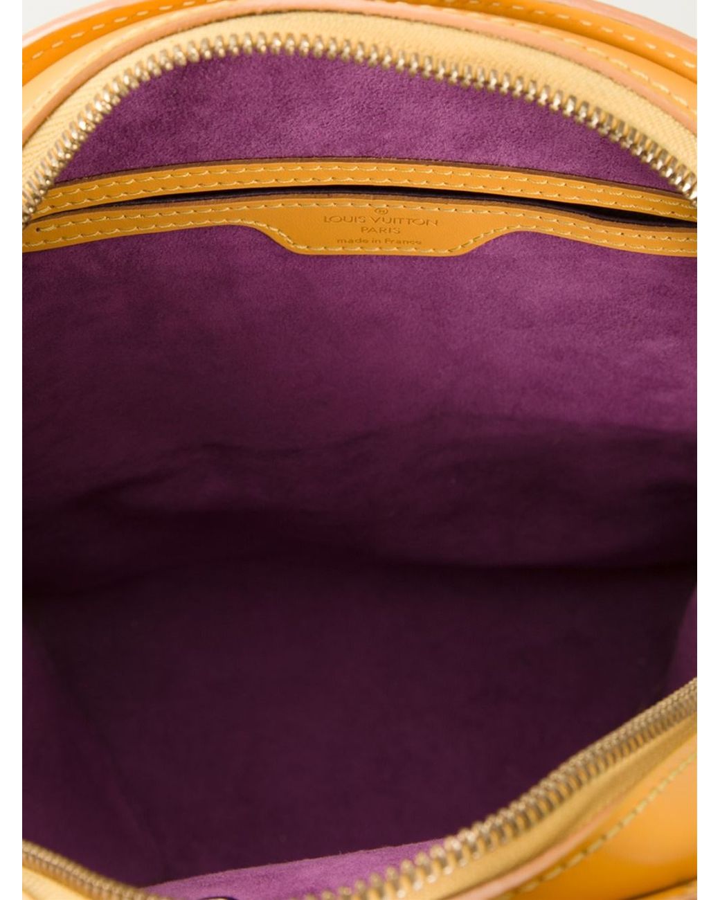 Papillon leather handbag Louis Vuitton Orange in Leather - 34782816