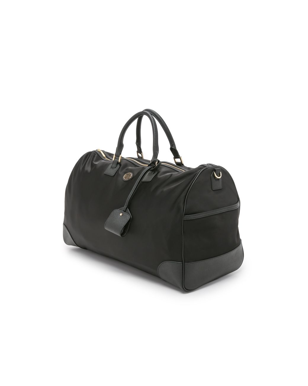 Tory Burch Nylon Dena Duffel Bag - Black/black | Lyst