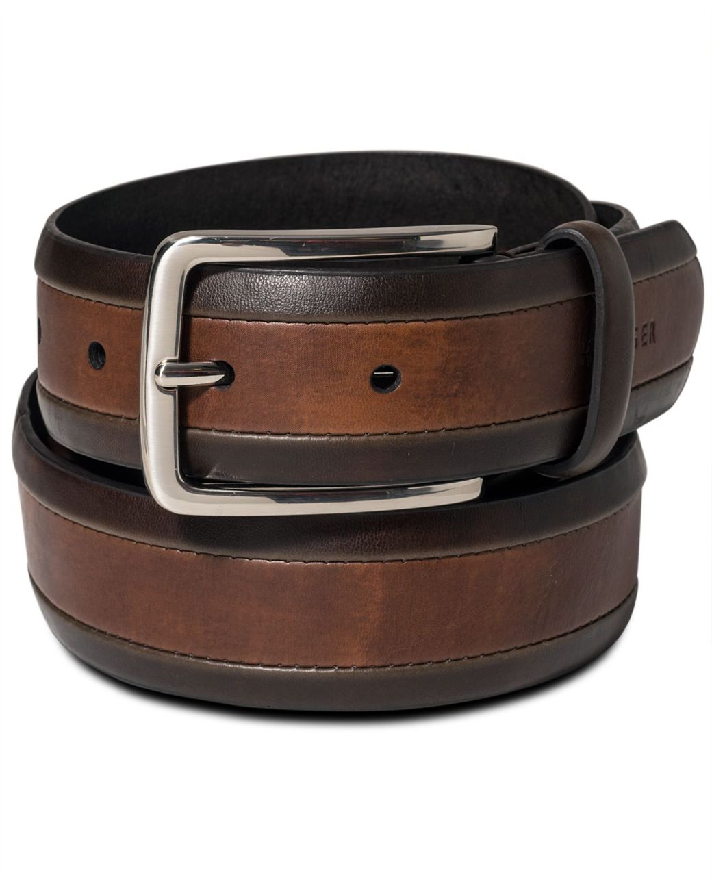 Tommy Hilfiger Genuine Brown Leather belt 5898 