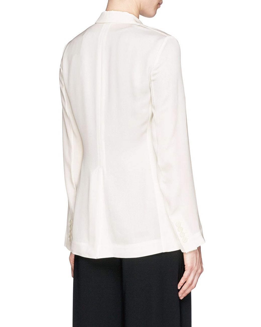 Theory deals silk blazer