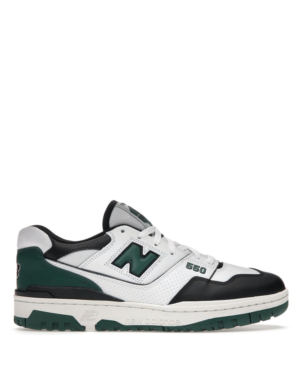 New Balance 550 Sneakers Green In Leather Lyst