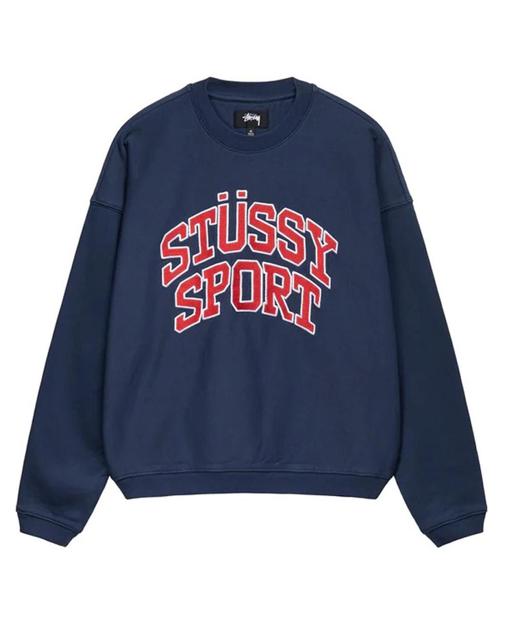 Stussy Relaxed Oversized Sweatshirt Blue In Cotton | Lyst