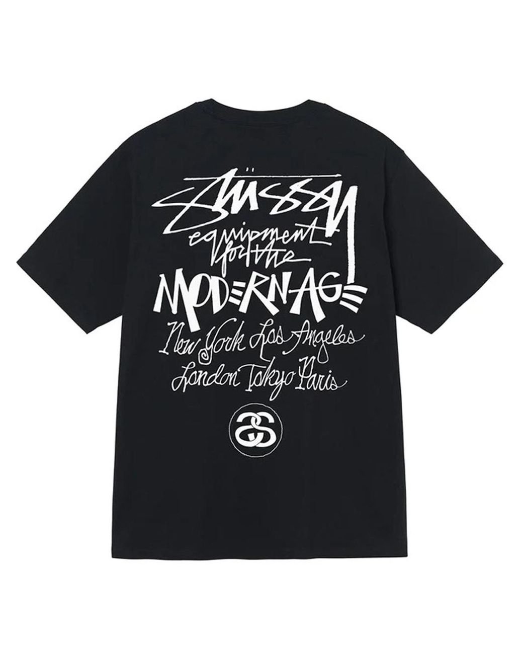 Stussy Modern Age T-shirt Black In Cotton for Men | Lyst