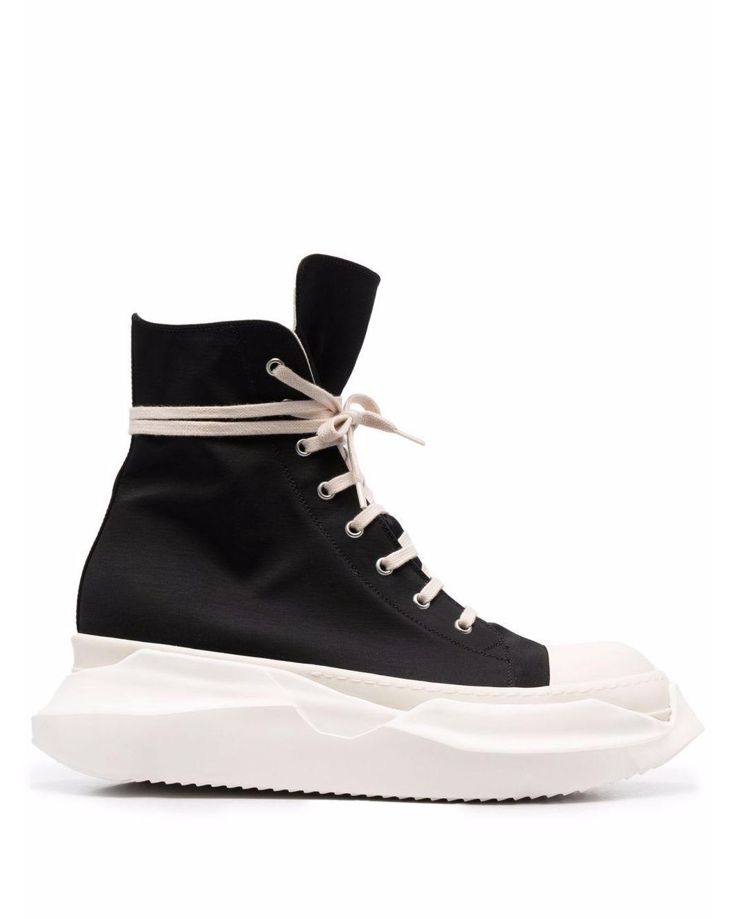 Rick Owens DRKSHDW Abstract Sneakers Black In Canvas for Men | Lyst