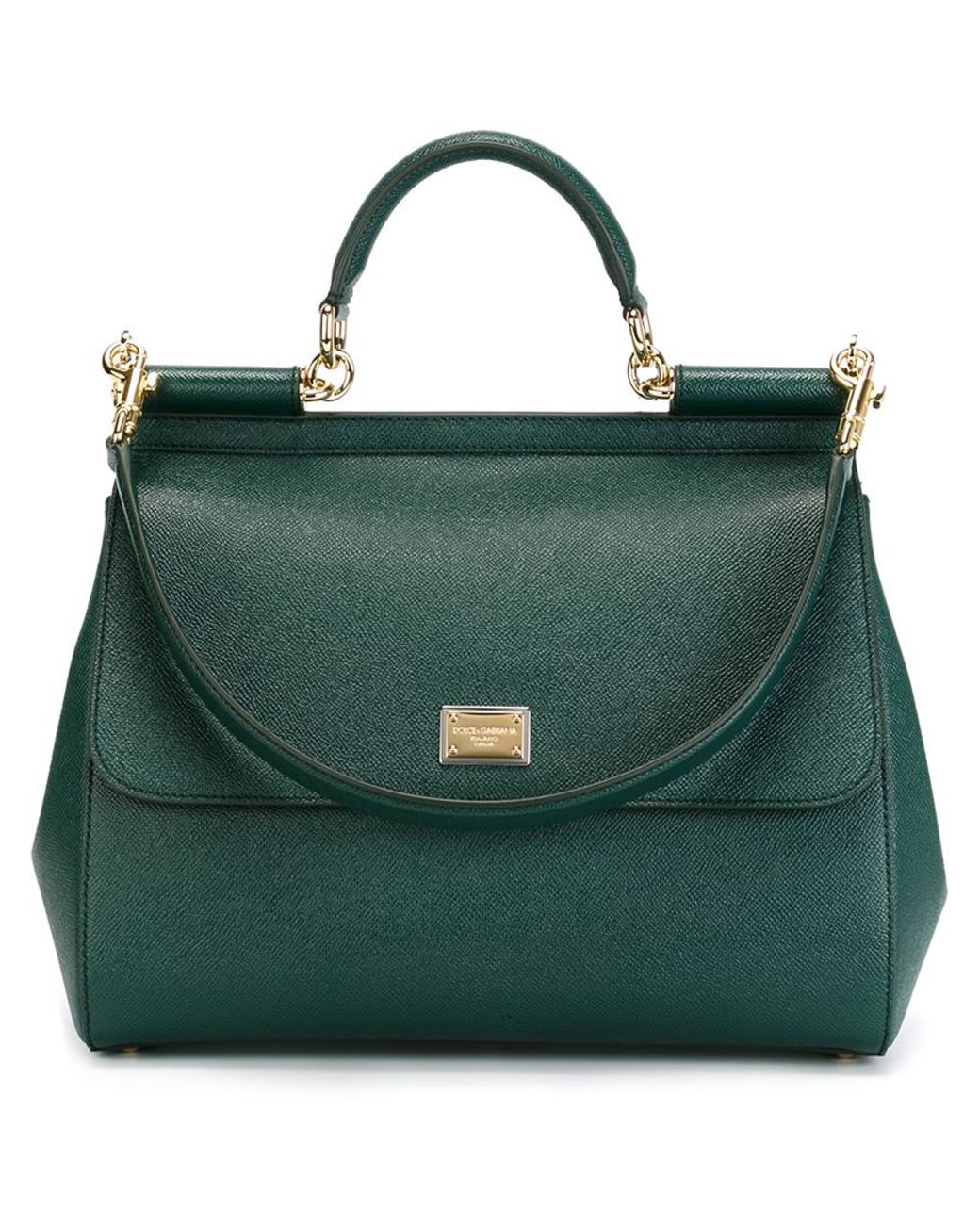 Totes bags Dolce & Gabbana - Sicily small bag in emerald green color -  BB6003A100187174