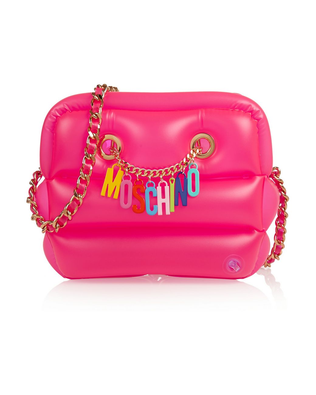 Moschino Inflatable Pvc Shoulder Bag in Pink | Lyst