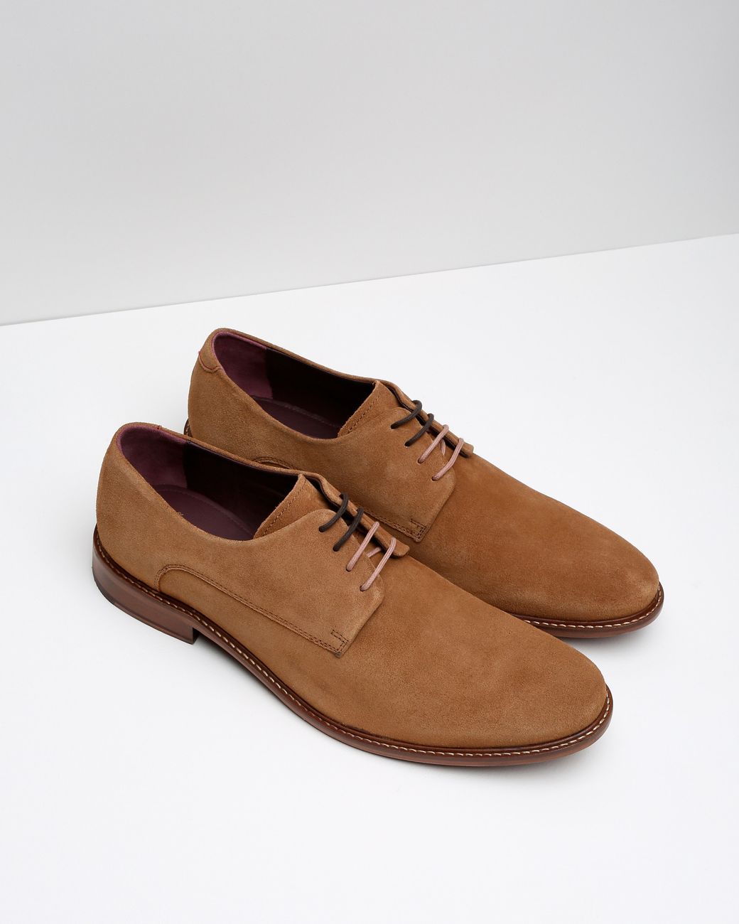 Ted Baker Classic Suede Derby Shoes in 