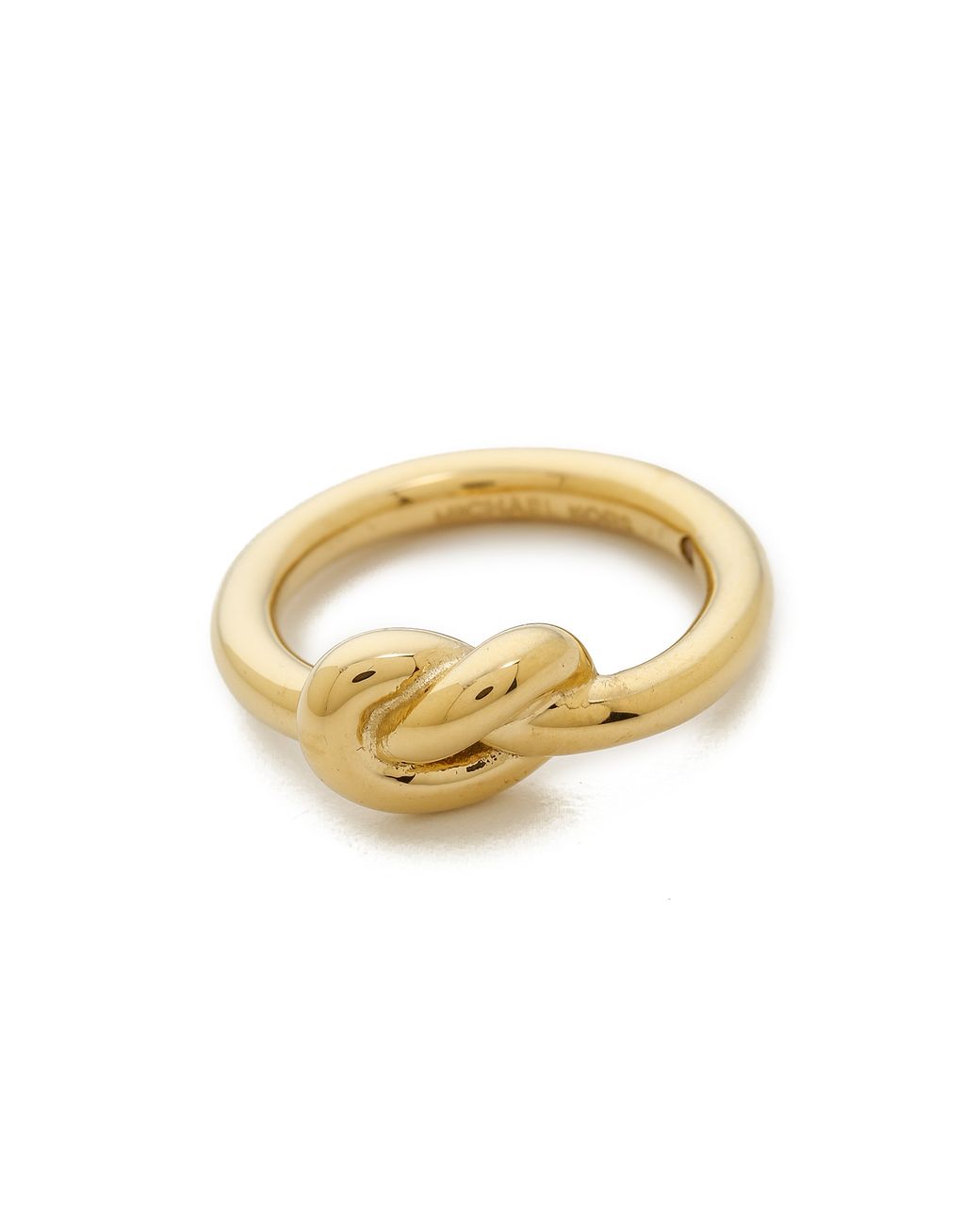 Michael Kors Smooth Metal Knot Ring - Gold in Metallic | Lyst Canada