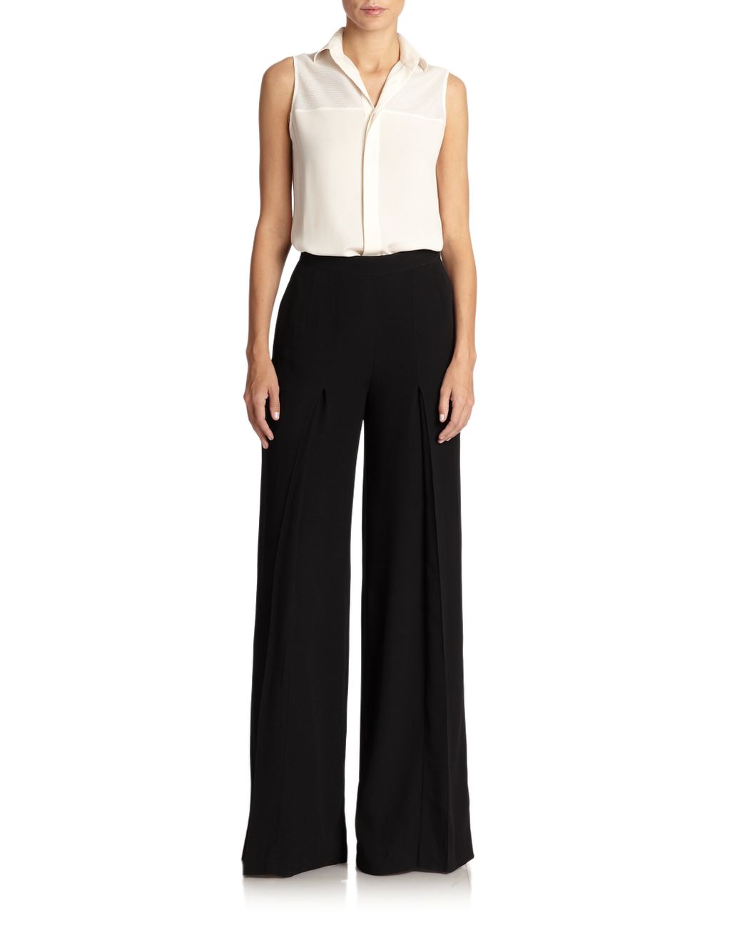 ralph lauren women's wide leg pants