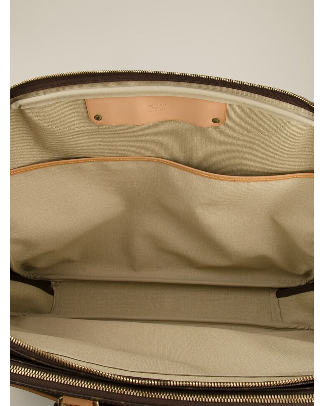 Excentri cité linen tote Louis Vuitton Brown in Linen - 20371487