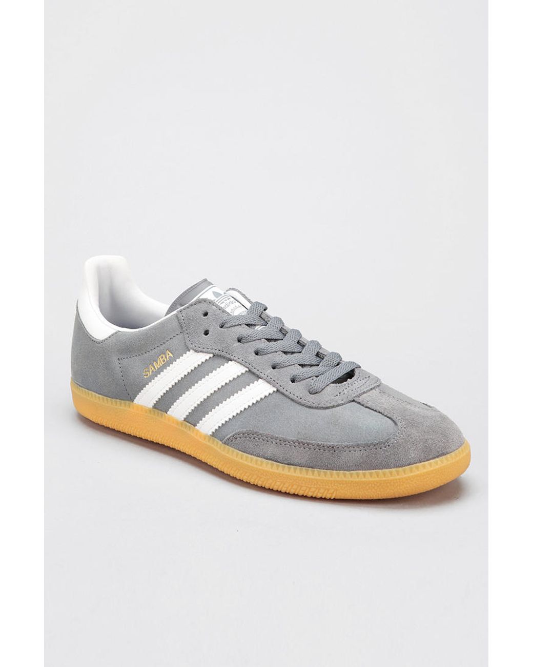 Urban Outfitters Adidas Samba Suede Sneaker in Gray for Men | Lyst