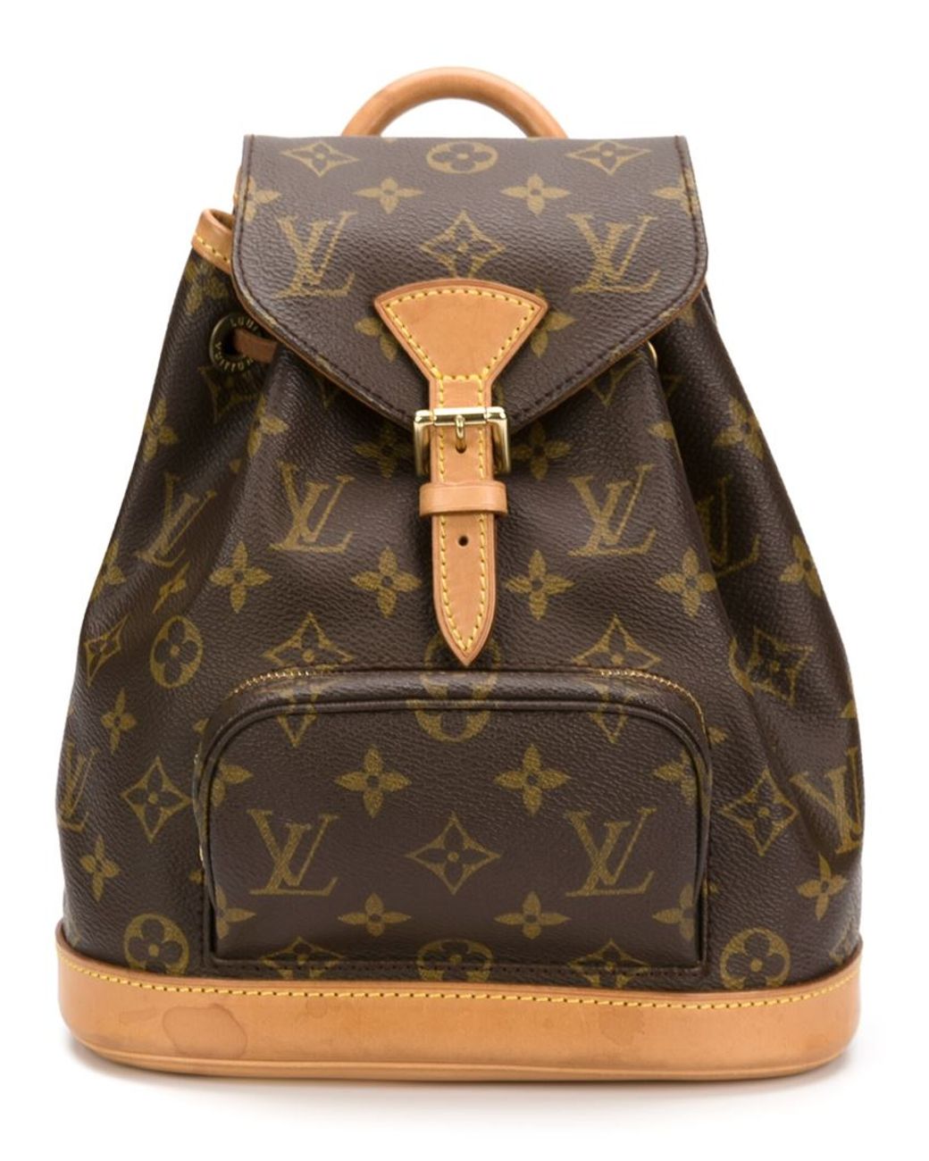LV x YK Multipocket Backpack - Luxury Monogram Taurillon Leather Brown