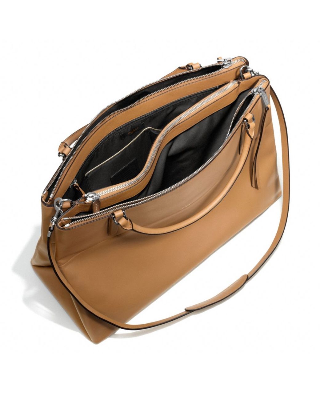 COACH The Xl Borough Bag in Retro Glove Tan Leather in Brown | Lyst
