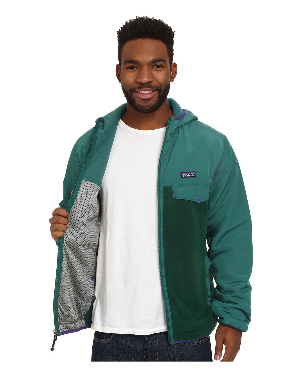 Patagonia hoodie green top