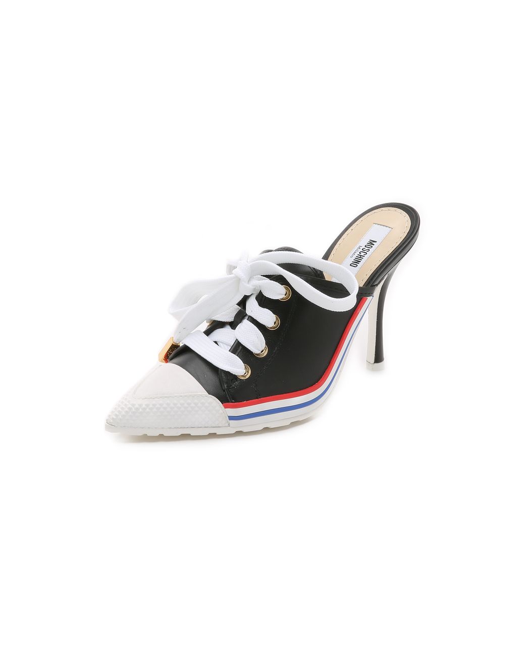 Moschino Sneaker Heels - Black | Lyst