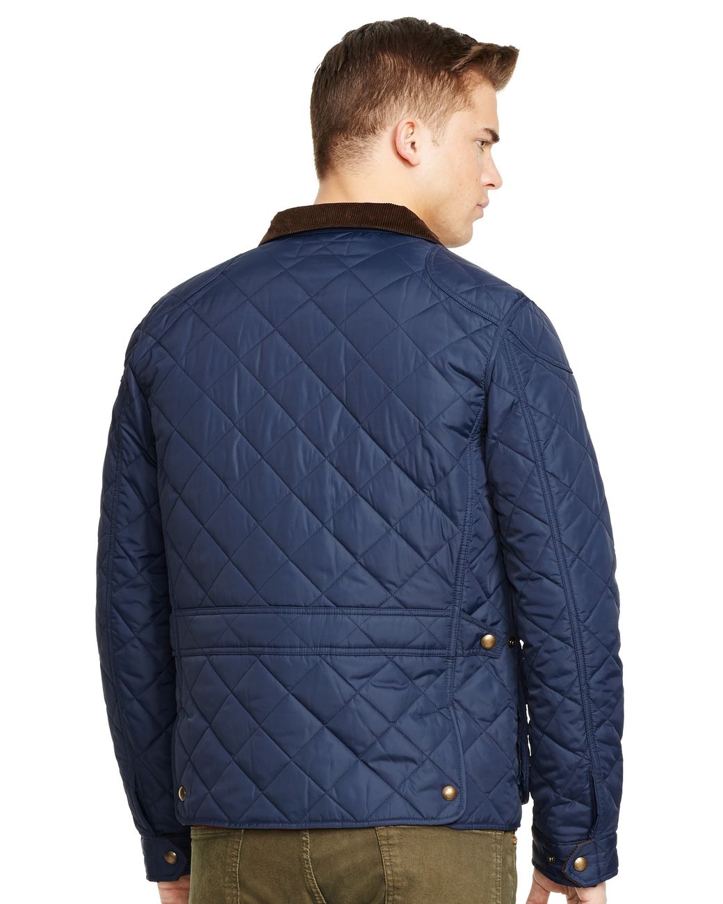 Polo Ralph Lauren Cadwell Quilted Bomber Jacket in Blue for Men | Lyst UK