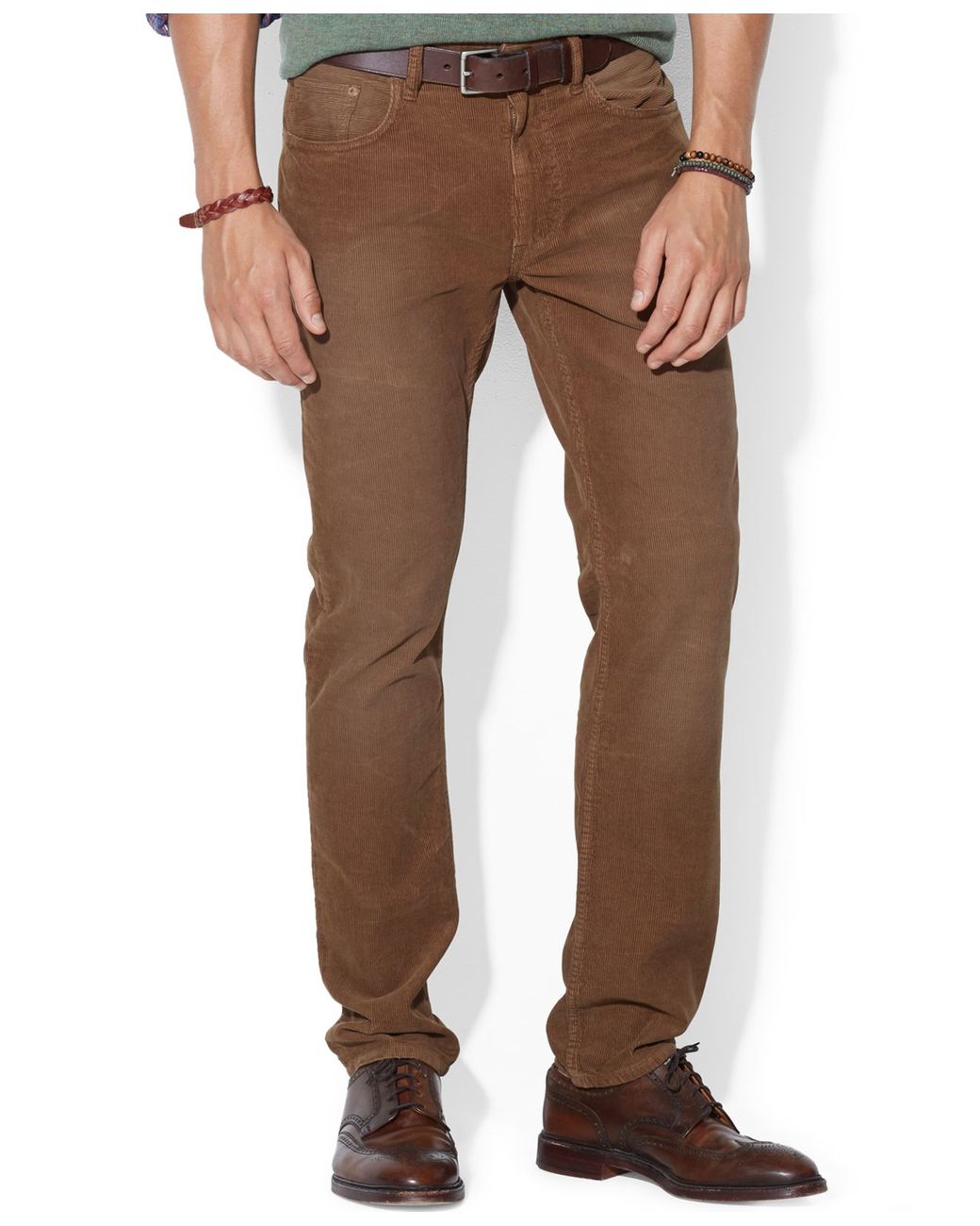 Polo Ralph Lauren Straight-Fit 5-Pocket Corduroy Pants in Brown for Men |  Lyst