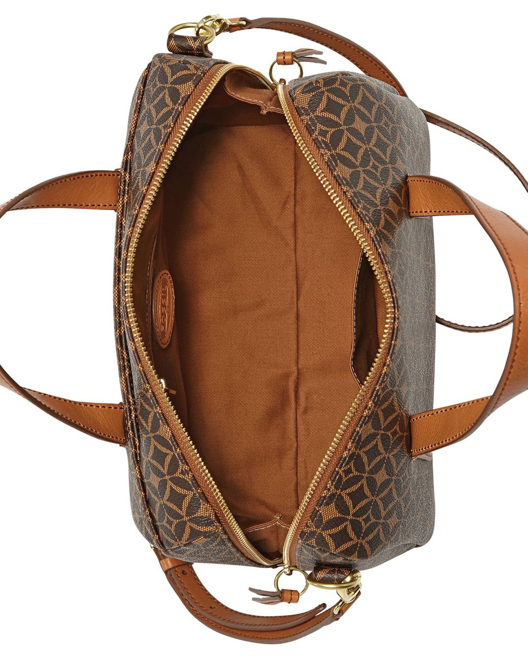 Fossil Sydney Satchel in Brown | Lyst