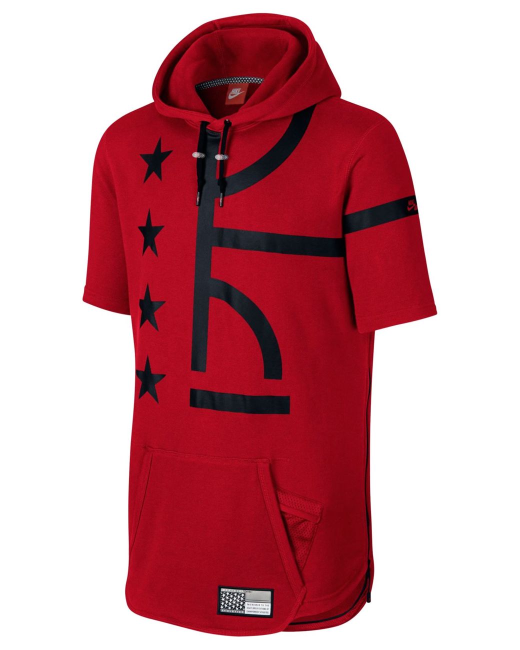Nike Cotton Men's Air Pivot V3 Short-sleeve Hoodie in University Red (Red)  for Men | Lyst