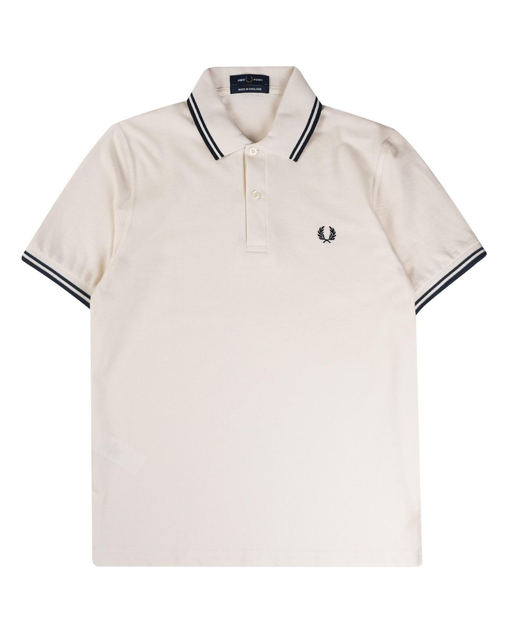 Fred Perry Fred Perry M12 Twin Tipped Polo Shirt in Natural for Men | Lyst  UK