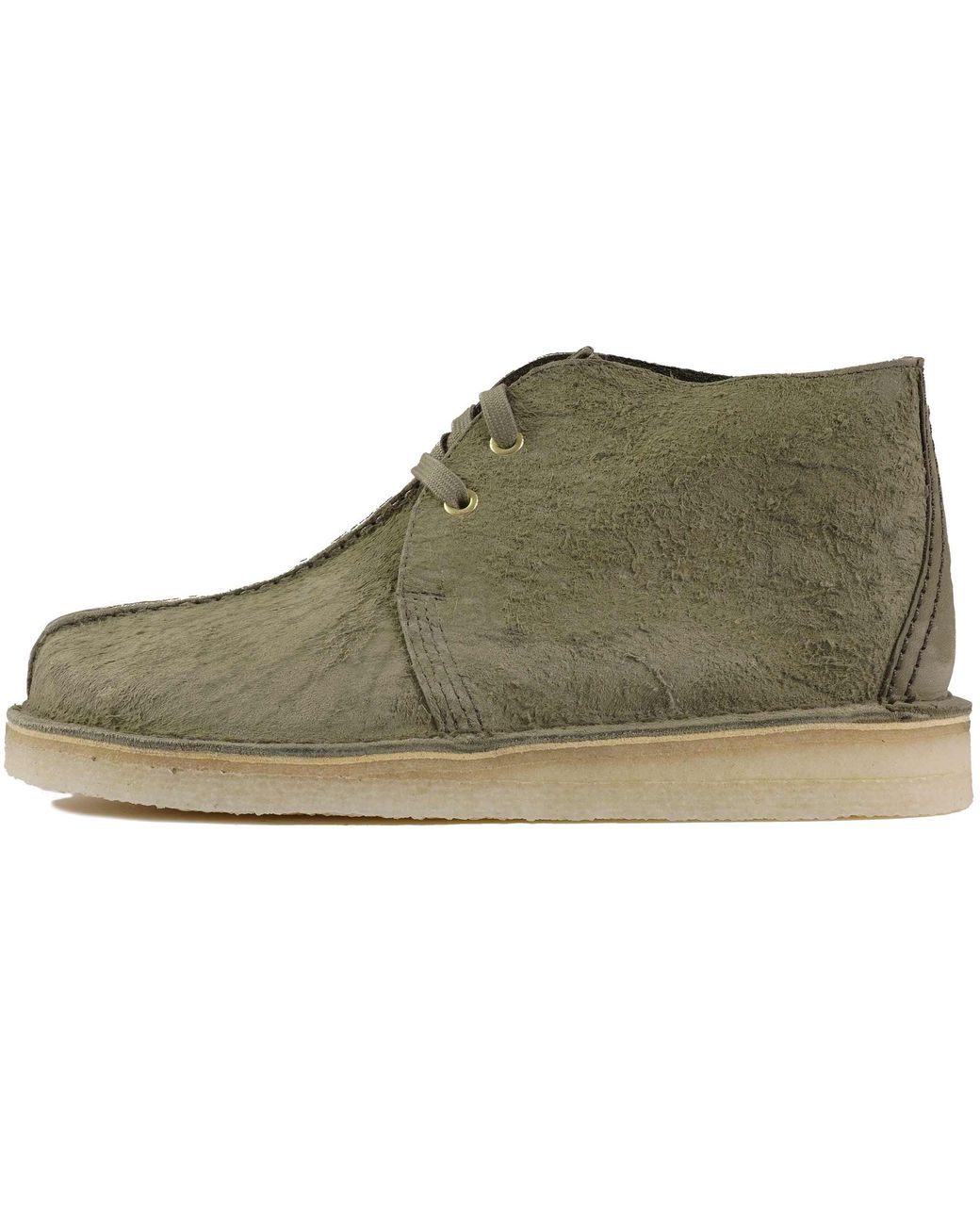 Clarks Desert Trek Hi in Green for Men Lyst UK