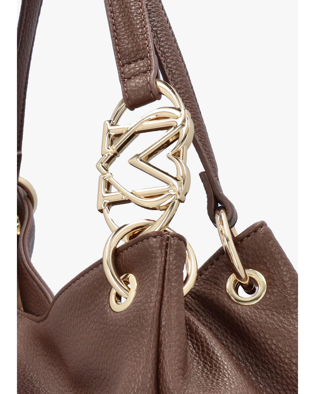 Love Moschino Brown Shoulder Shopper Bag