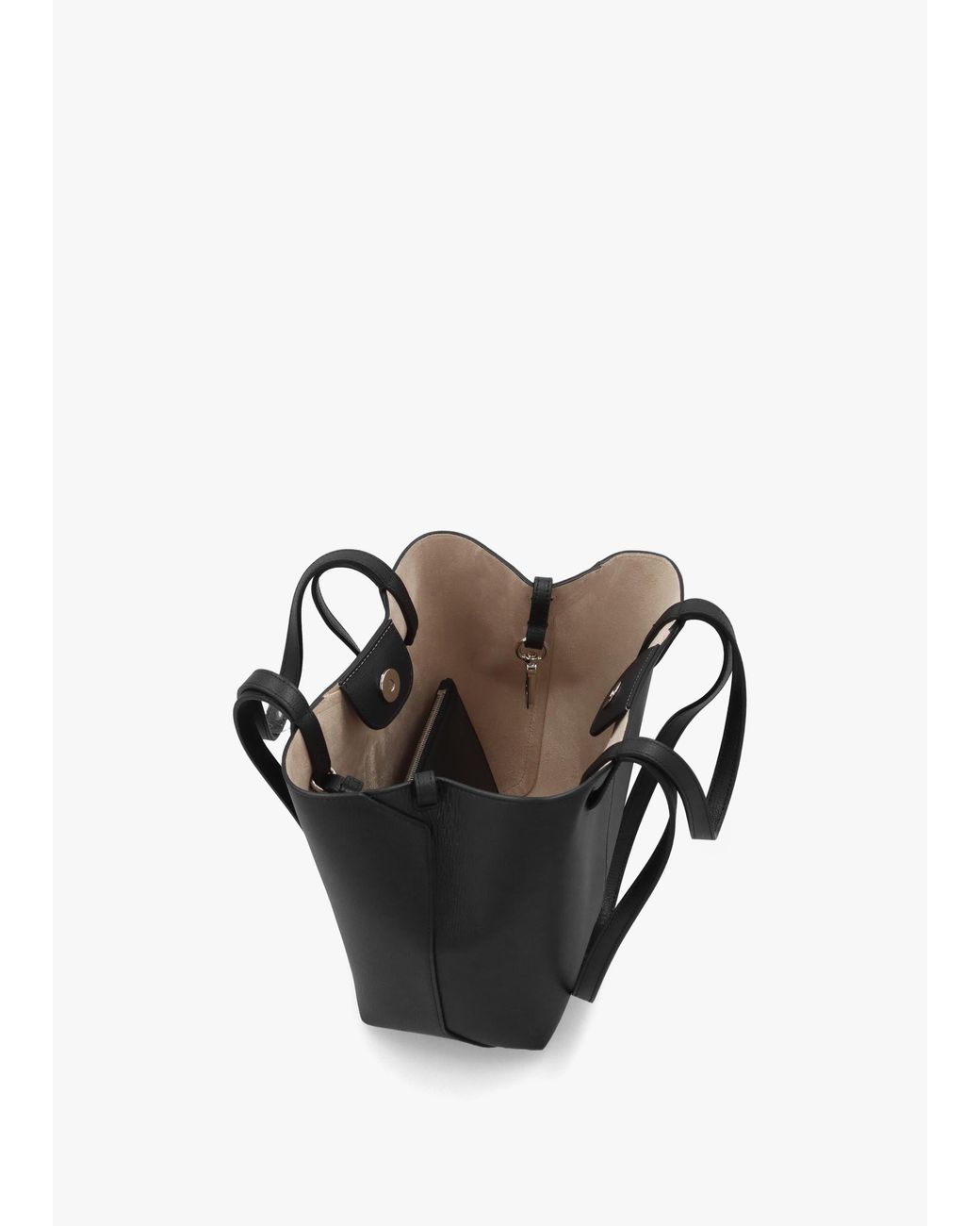Emporio Armani Black 1981 Mini Leather Shoulder Bag