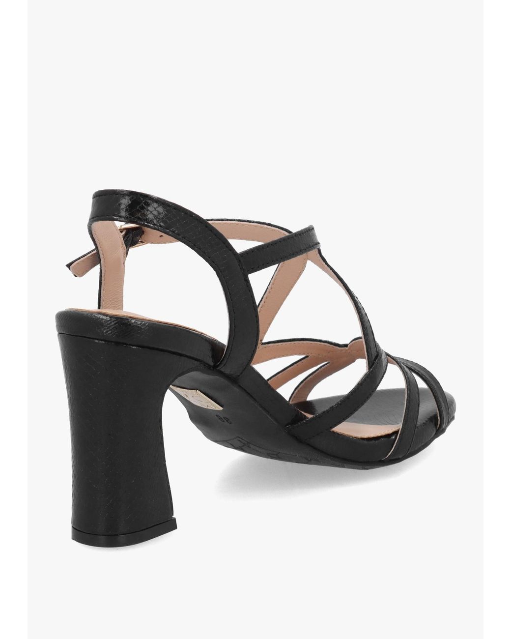Moda In Pelle White Missani Strappy Heeled Sandals