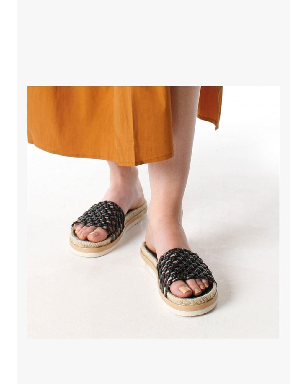Daniel White Kule Knotted Woven Mules