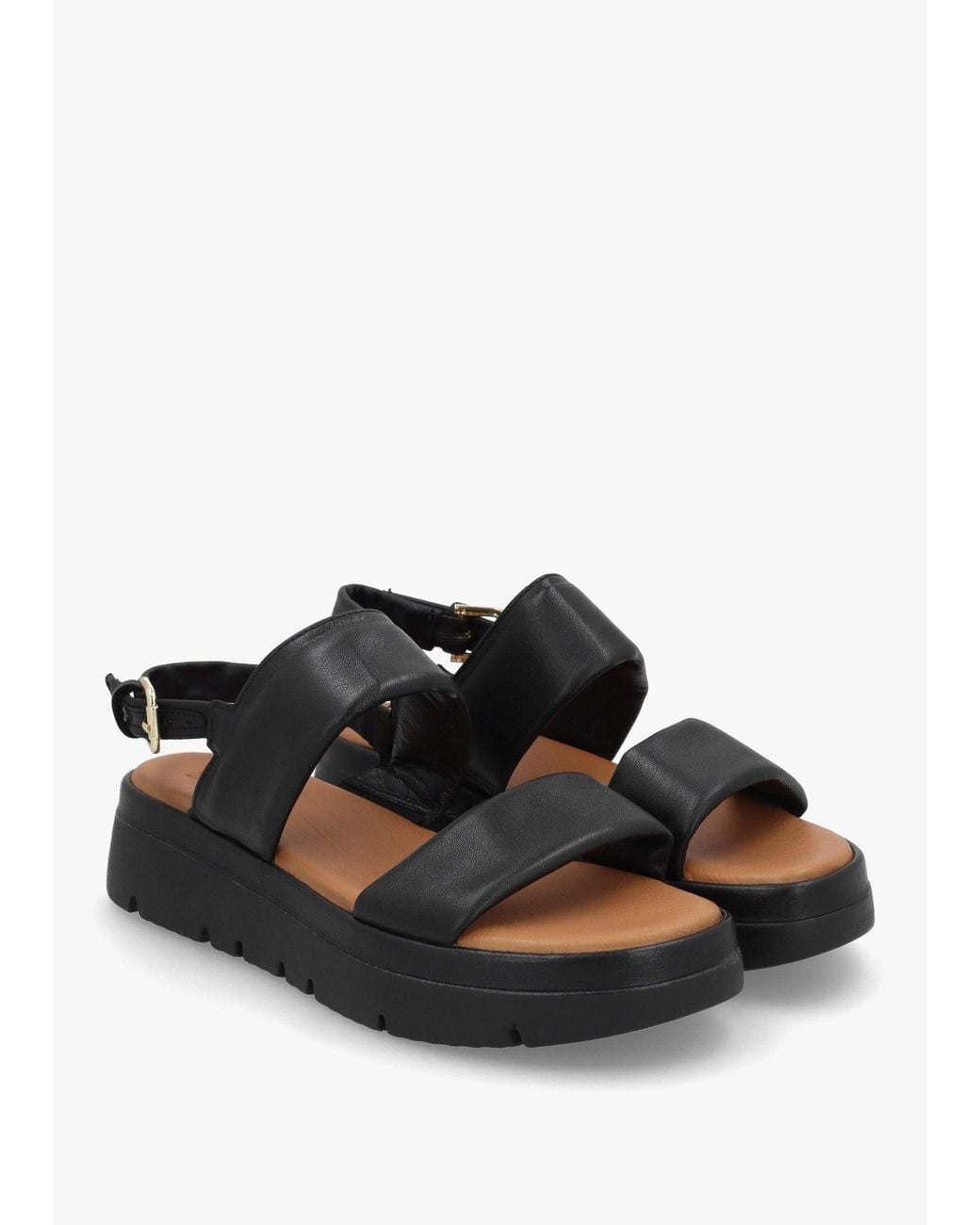 Moda In Pelle Black Netty Chunky Sandals