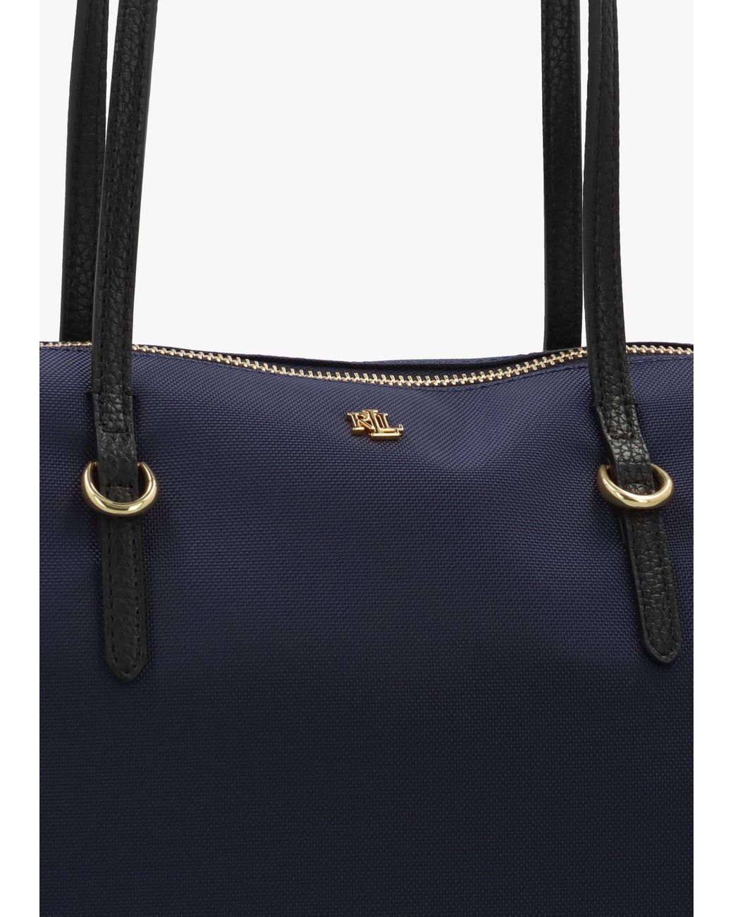 Ralph Lauren Blue Medium Keaton 26 Nylon Tote Bag