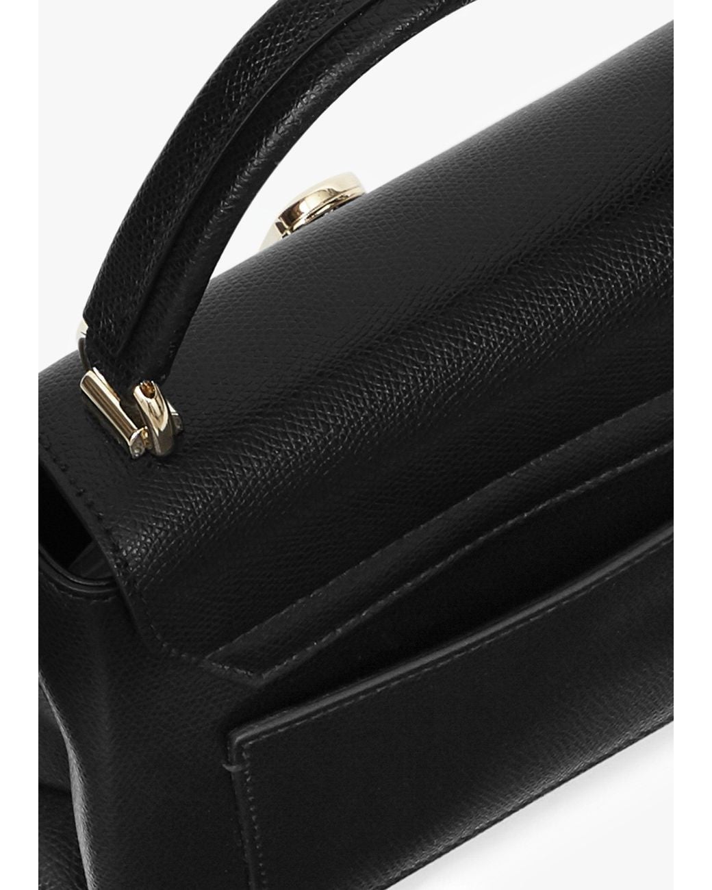Furla Black 1927 Mini Top Handle Bag