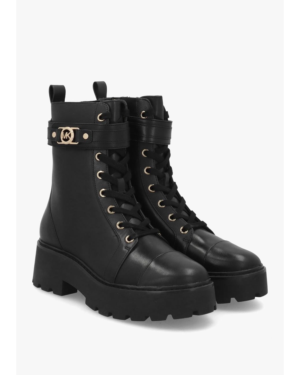 Michael Kors Black Mandy Ankle Boots