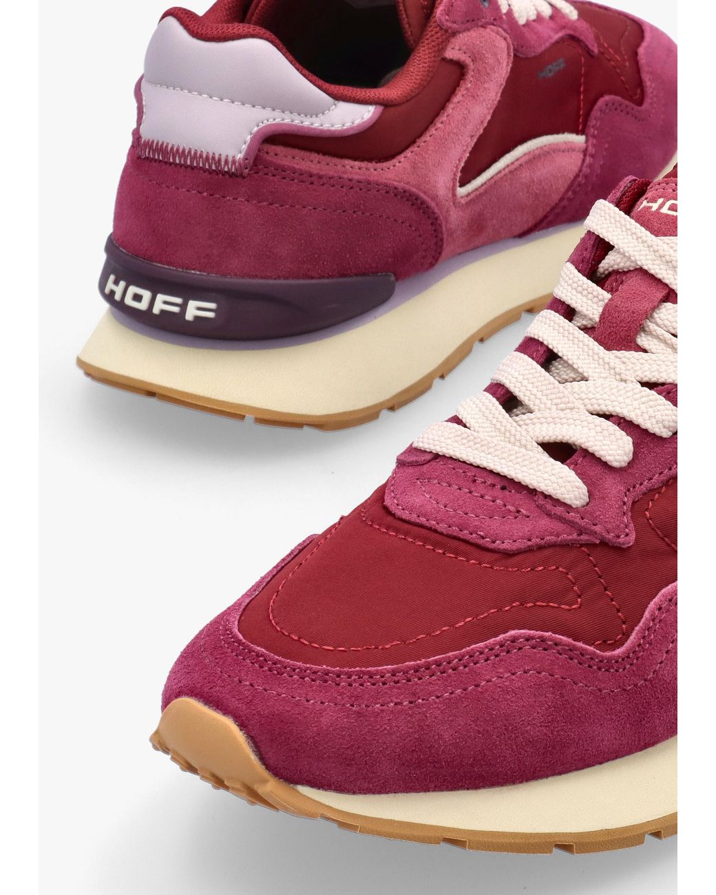 HOFF Red City Cherry Suede Trainers