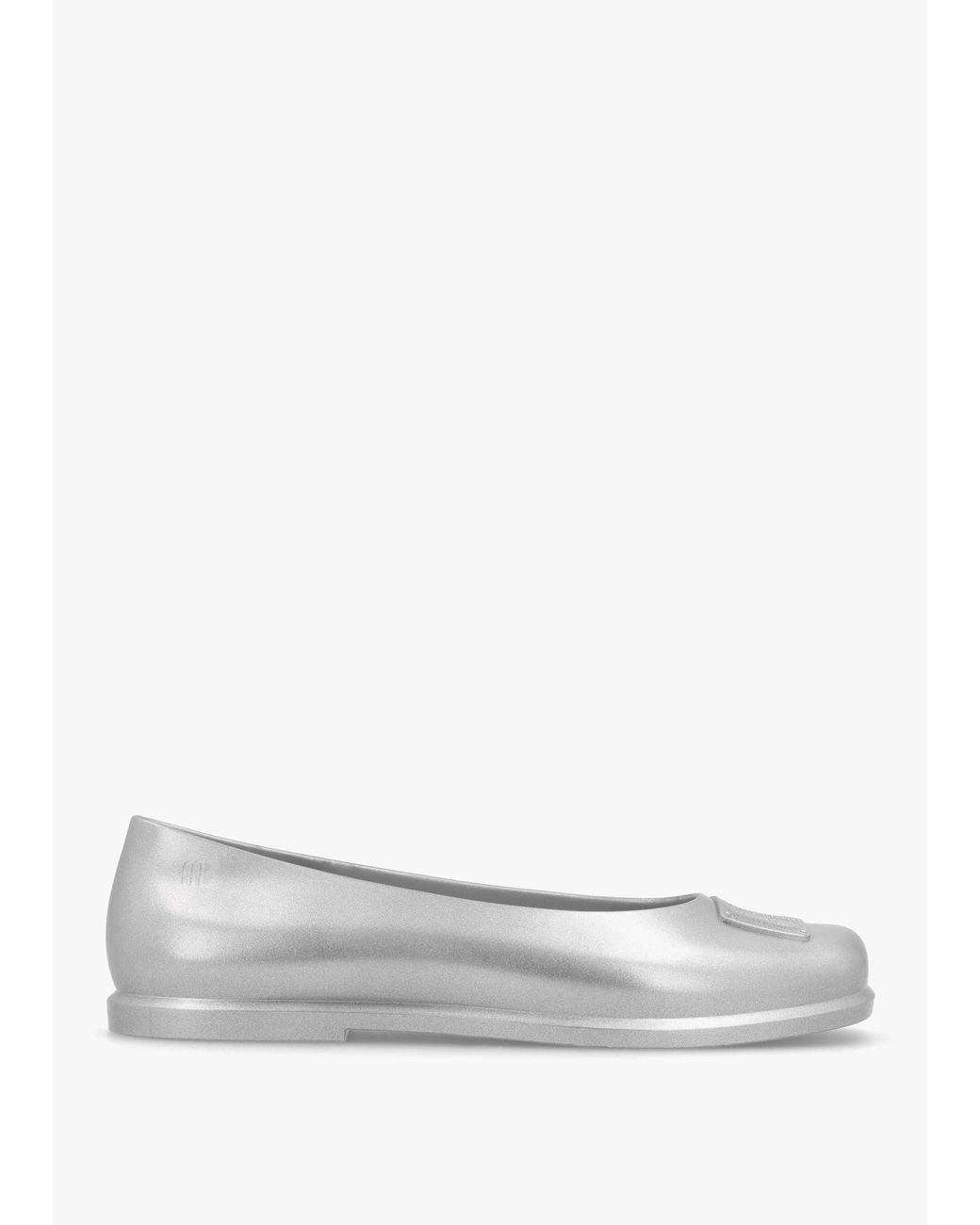 Marc Jacobs White X Melissa Ruby Silver Grey Ballet Pumps