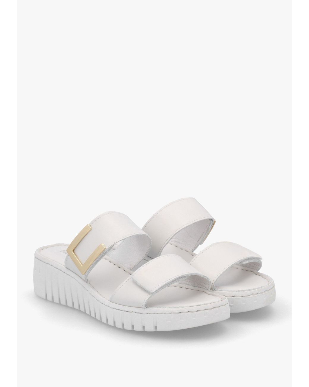 Daniel White Lorli Two Strap Low Wedge Sandals