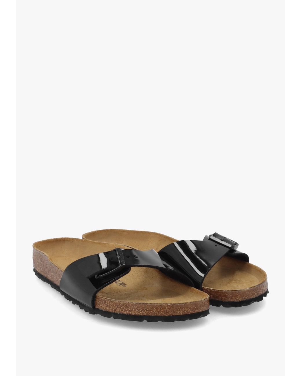 Birkenstock White Madrid Birko-Flor Mules