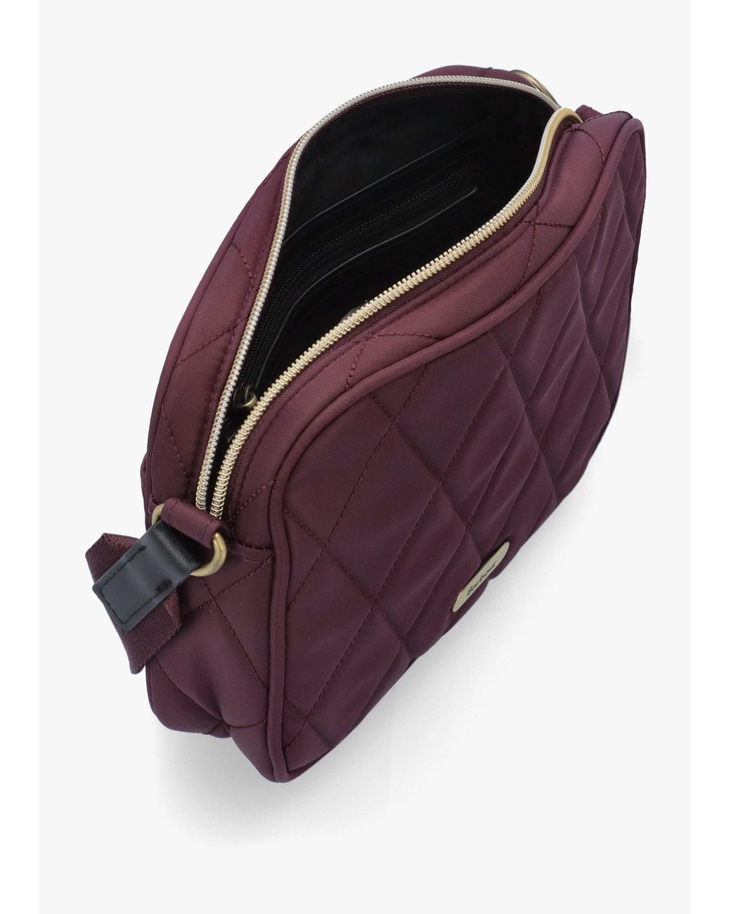 Barbour Purple Quilted Fig Cross-Body Bag