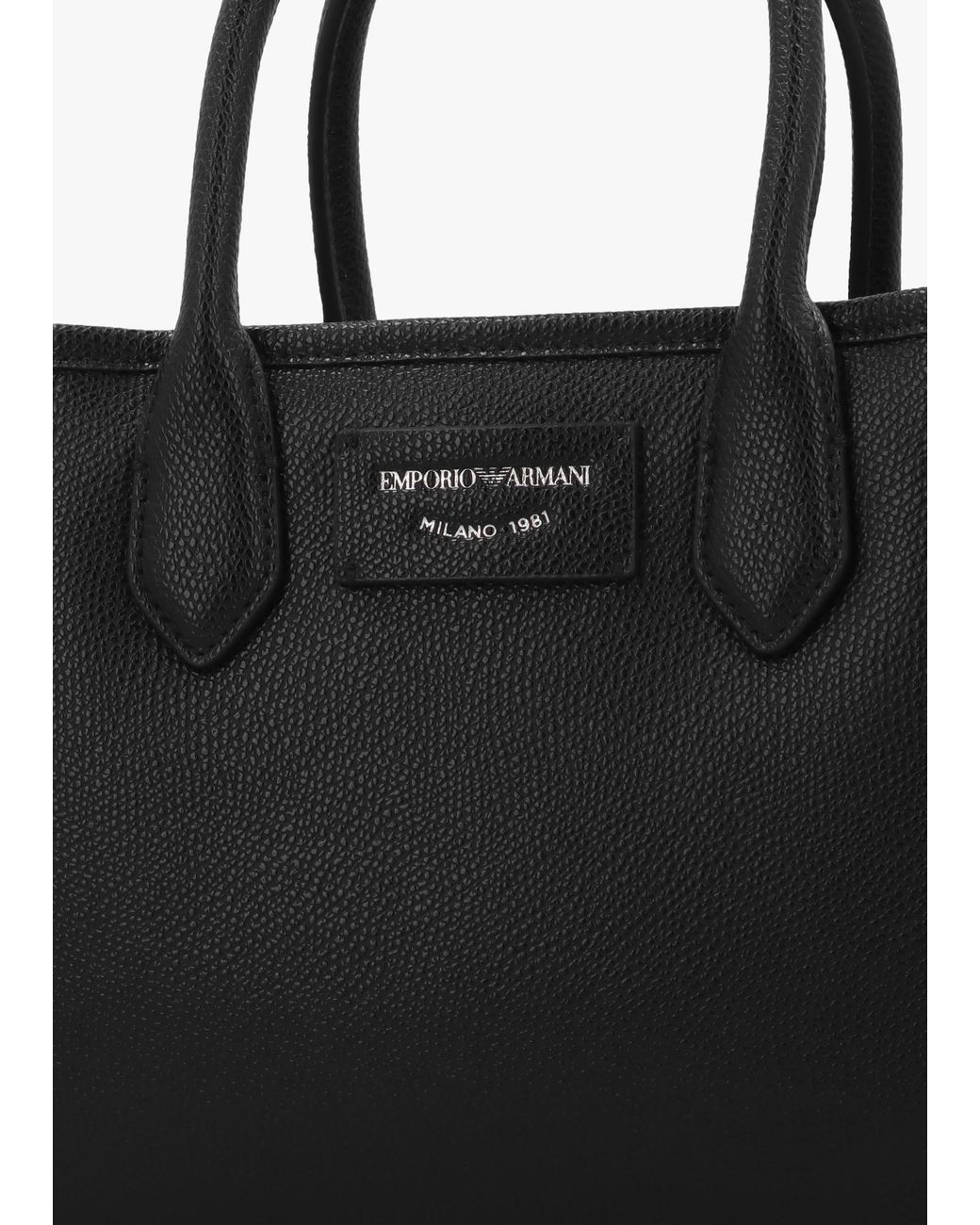 Emporio Armani Black Mini Tote Bag
