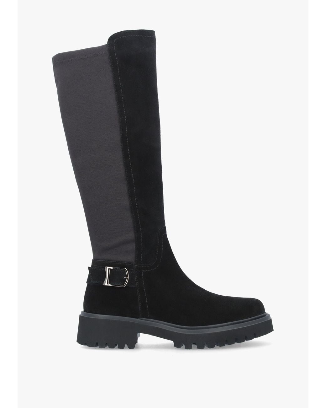 Evaluna Black Poppy Chunky Knee Boots