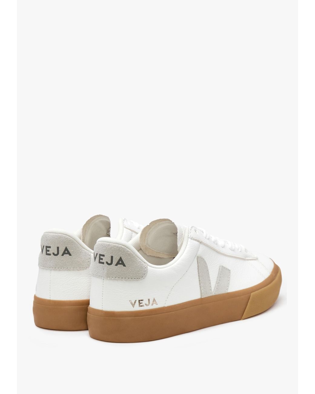 Veja White Natural Campo Low Top Unisex Sneakers